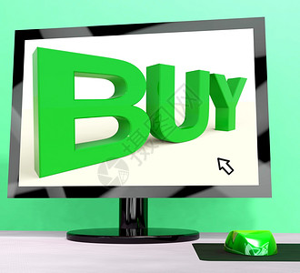 购买关于计算机显示商业或零售的词背景图片