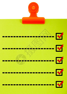 使用空白检查列表的剪贴板已检查或选中空白检查列表的剪贴板已选中图片