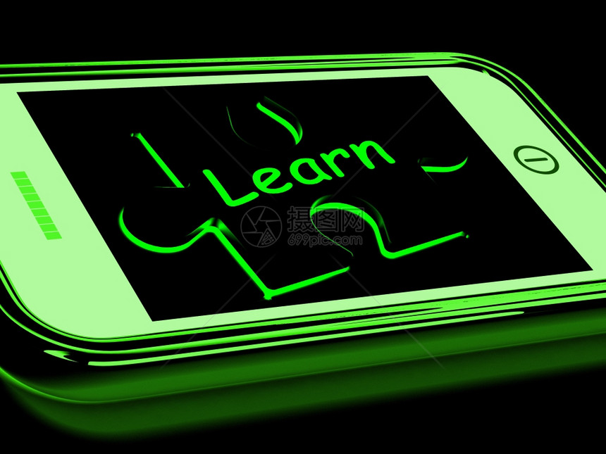 学习智能手机表演娱乐教育和培训图片