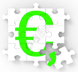 Euro拼图显示欧洲利润和益图片