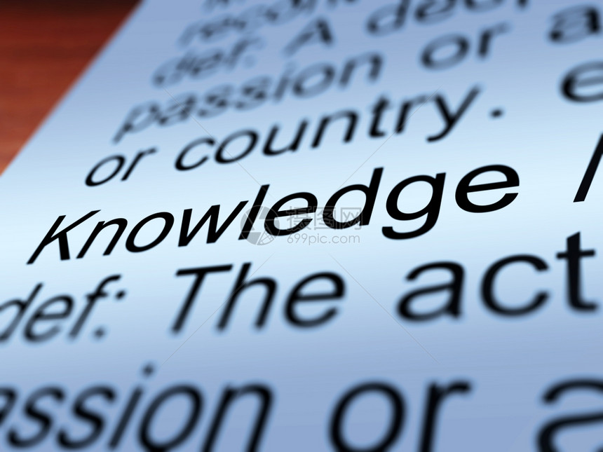 知识定义特写展示教育知识定义特写展示了信息智能和教育图片