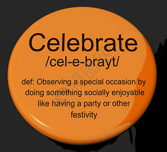 庆祝聚会活动定义按钮派对背景图片