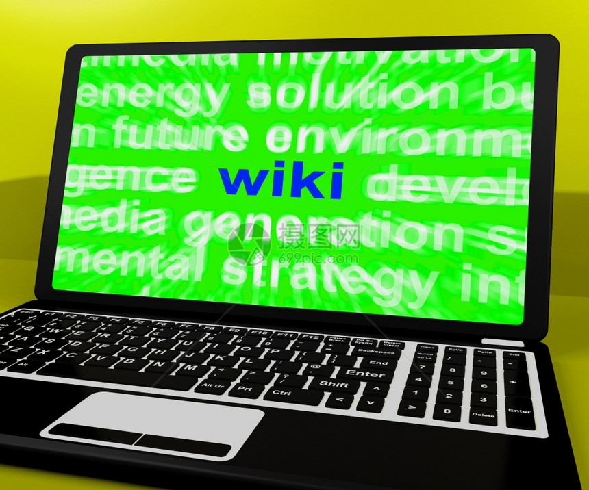 关于计算机屏幕显示创造想法Wiki笔记本电脑在互联网上显示线站知识或百科全书图片