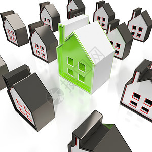 房屋符号表示出售财产或建筑物背景图片