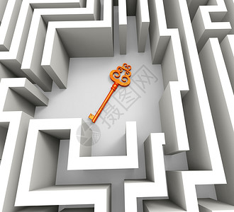 Maze显示安全解谜题的密钥图片