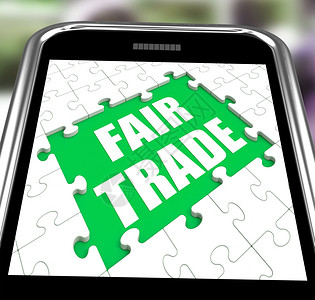 公平贸易智能手机含义商店或买公平贸易图片