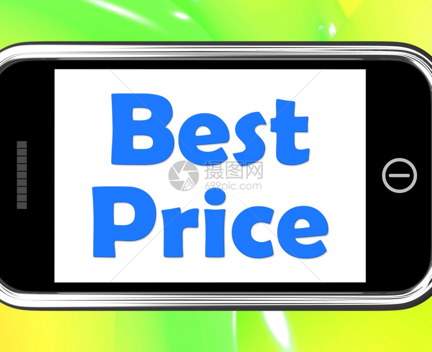 电话展示促进服务或折扣的最佳价格图片