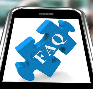 FAQ智能电话意味着网站解决方案帮助和信息图片
