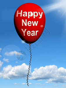 红气球在天空庆祝或派对新年气球展示派对和庆祝活动快乐背景图片