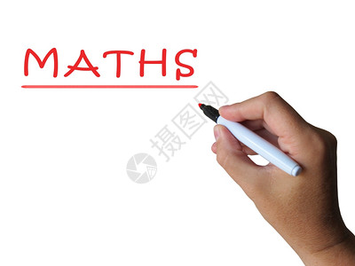 白板上数学意味着教或课程图片
