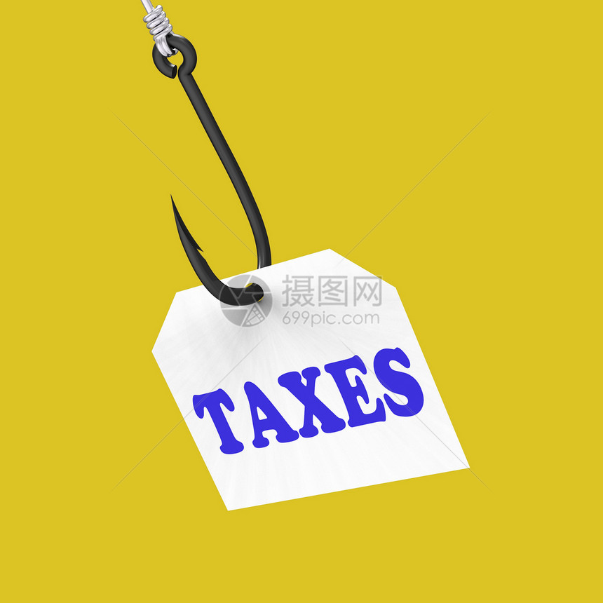 IRS或法律收费的钩头征税图片