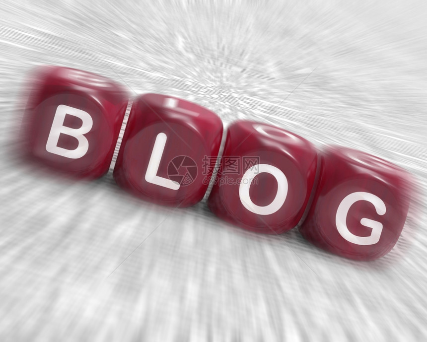 BlogDice显示写作新闻营销或意见图片