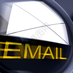 发送和接收网络消息的电子邮件显示发送和接收网络信息背景图片