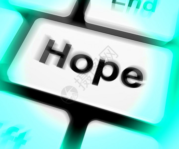 用于发送电子邮件或联系的电子邮件计算机希望键盘显示希望或愿望图片