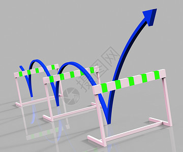 受阻跨栏跑冠军背景