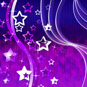 淡紫色星星StarsMauve代表艺术模板和设计背景