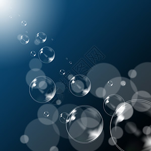 泡背景显示半透明蒸汽和球体xA图片