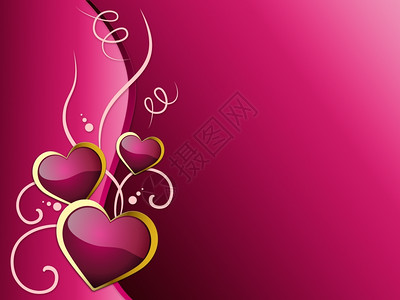 红心背景展示浪漫和激情的爱xA背景图片