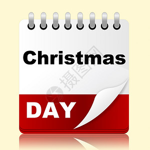 代表圣诞快乐和问候的Xmas日历背景图片