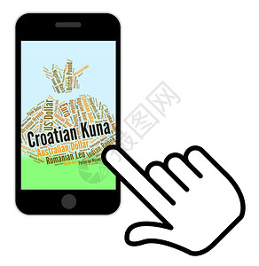克罗地亚Kuna意指外汇和图片