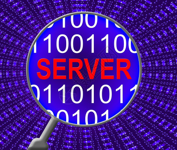 网络服务器显示计算机服务器并联网设计图片