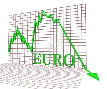 代表外币和危机三竞标的欧元负数图片