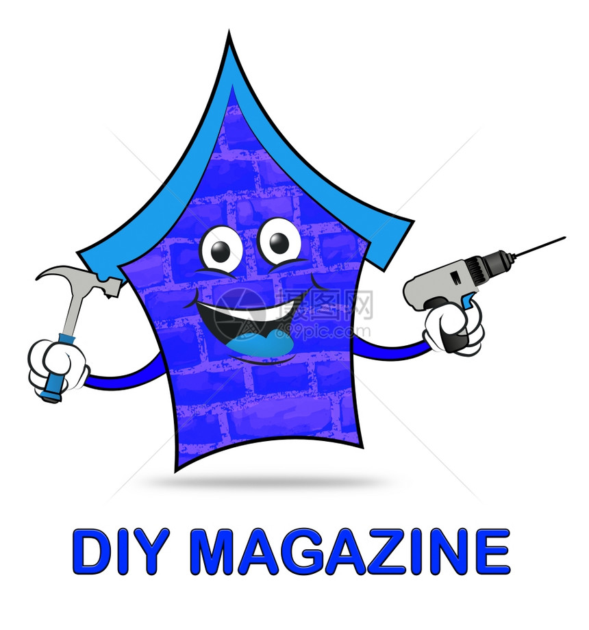 Diy杂志展示自己和房子图片
