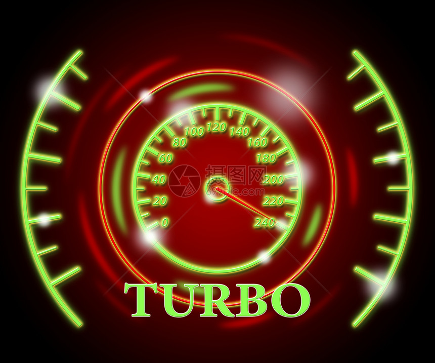 Turbo浮高指示速度和Od仪图片
