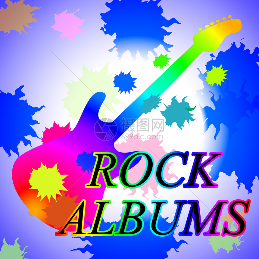 Rock专辑代表声音轨和录图片