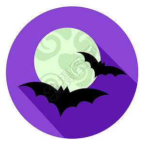 原创蝙蝠图标万圣节蝙蝠图标显示不给糖就捣蛋和不给糖就捣蛋背景