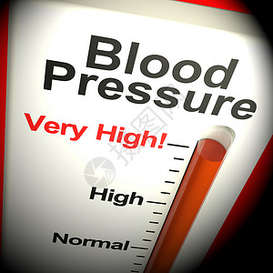 血压高高血压表现为高血压和压力超高血压温度计显示高血压背景