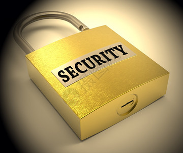 安全卡片锁代表隐私3d提交文件图片