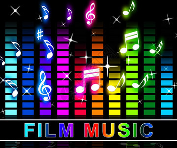 电影音乐平代表歌曲从音轨背景图片