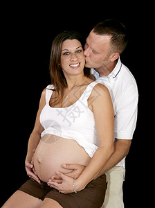 孕妇和丈夫图片