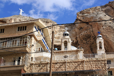 大马士革附近Takla修道院建筑物图片