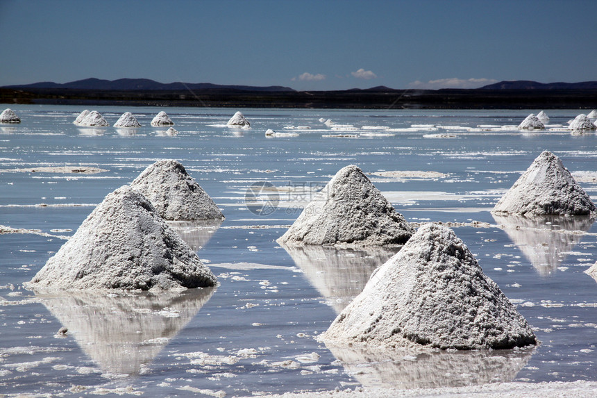 玻利维亚Uyuni湖Uyuni表面盐图片