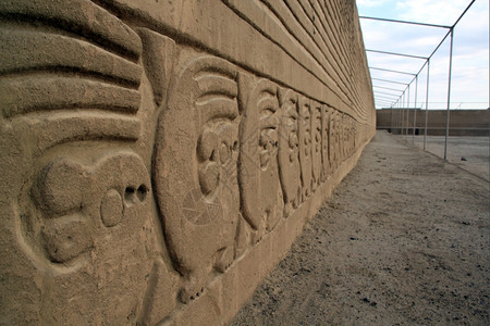 秘鲁北部陈昌长沙墙图片