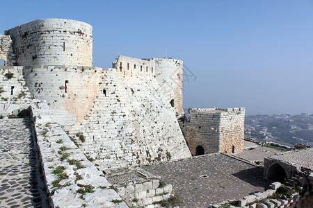 白石城堡中世纪十字军高清图片