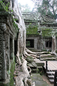 柬埔寨吴哥大普罗姆根和寺庙图片