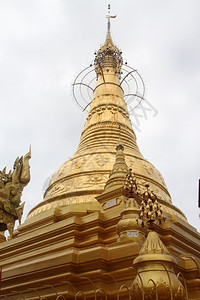 缅甸仰光佛教修道院图片