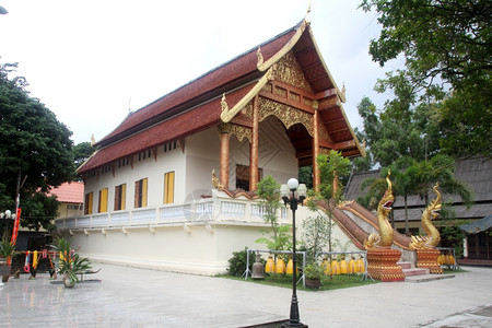 泰国清莱WatPhraDoiNgamMuang清莱的寺庙图片