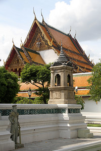 泰国曼谷WhatSuth的寺庙和雕像图片