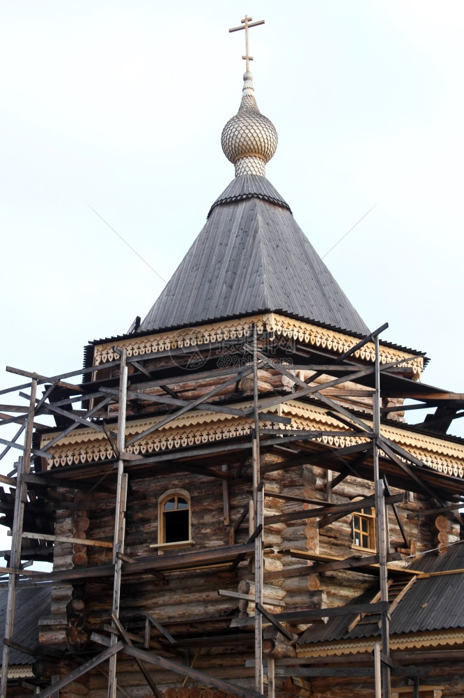 俄罗斯摩尔曼克新木修道院教堂图片