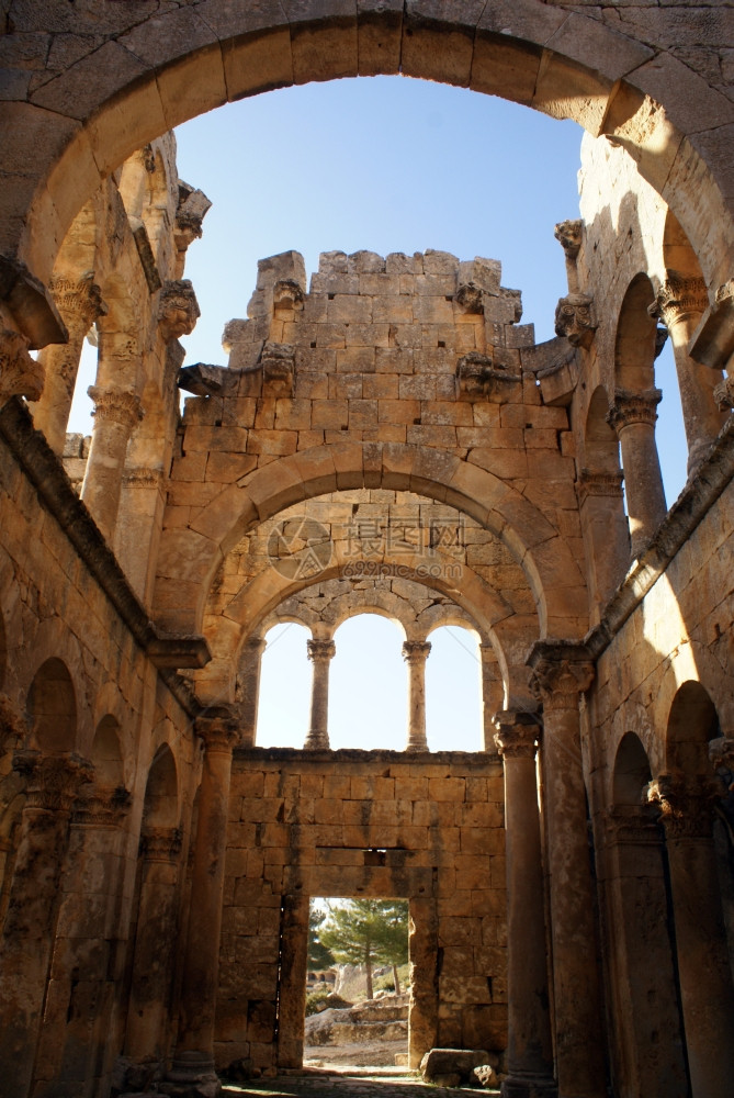 土耳其阿拉汉修道院内教堂图片