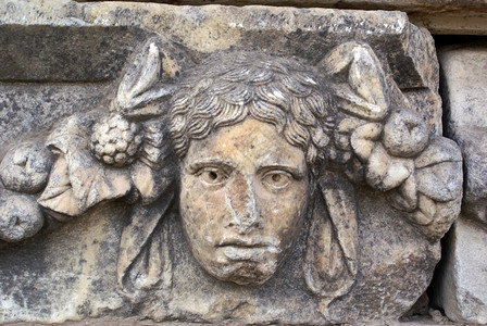 土耳其Aphrodisias的大理石老头图片