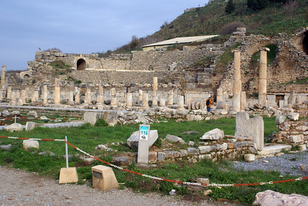 土耳其埃菲苏斯的欧登废墟图片
