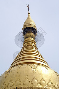缅甸仰光玛哈维扎亚帕亚塔顶图片