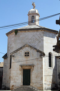 克罗地亚科尔舒拉老教堂图片