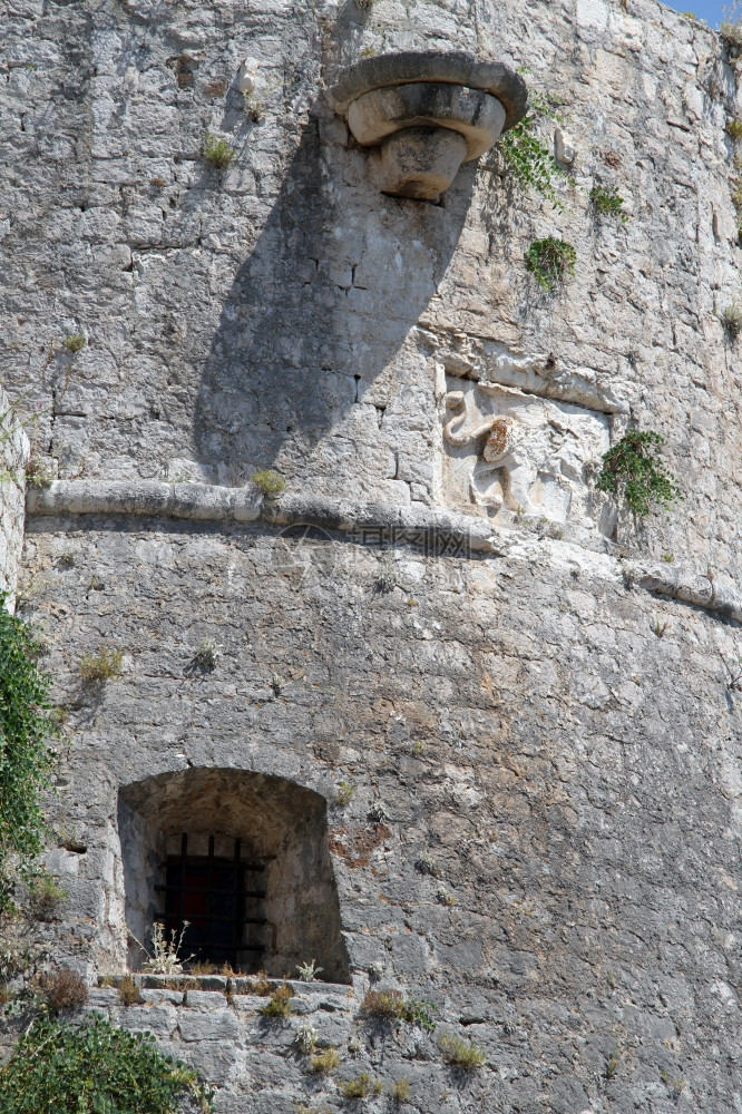 克罗地亚赫瓦尔堡垒高塔墙图片