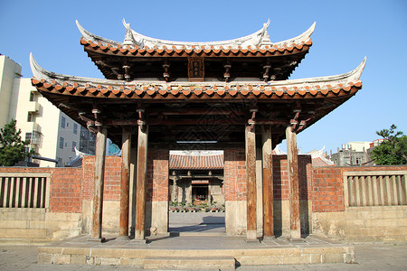 卢肯孔子庙门图片